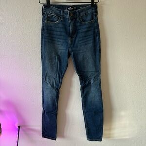 Dark Blue High Rise Supper Skinny Jeans